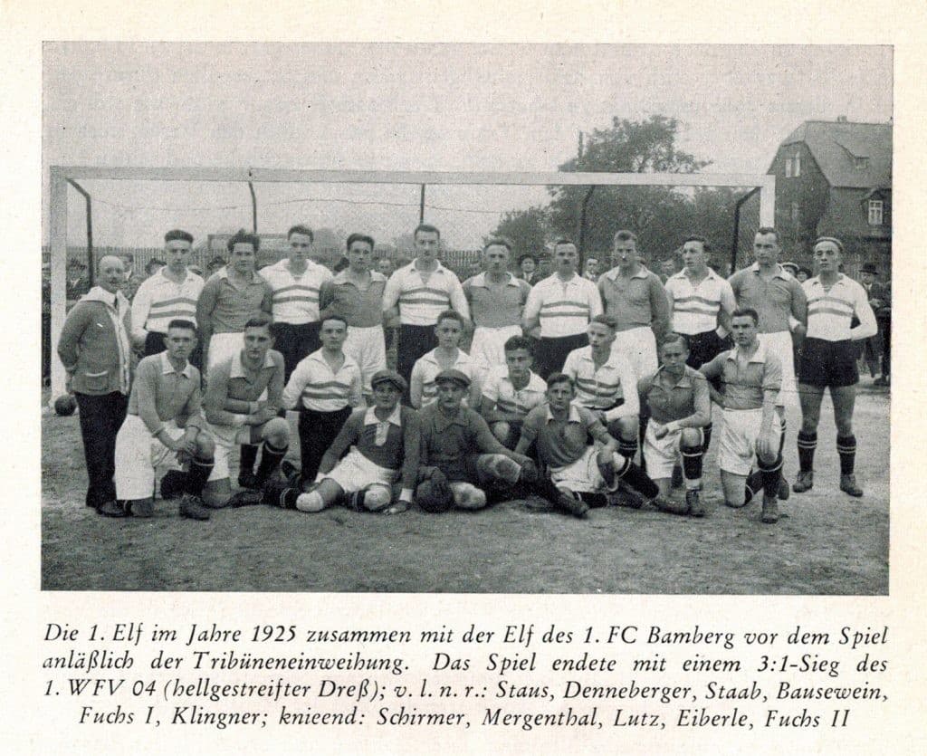 Historische Szene aus dem Vereinsleben