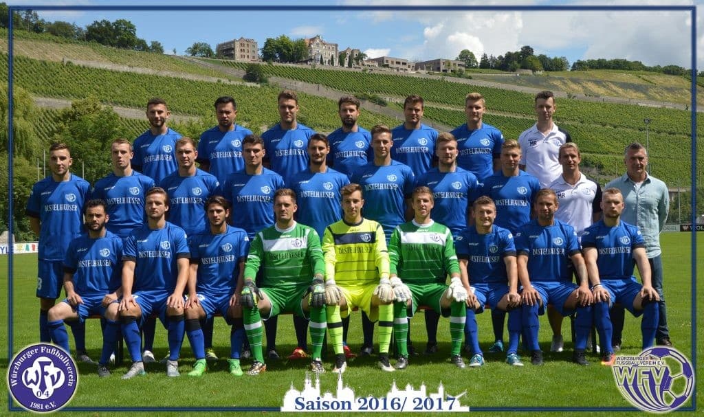 Mannschaftsfoto des Würzburger FV